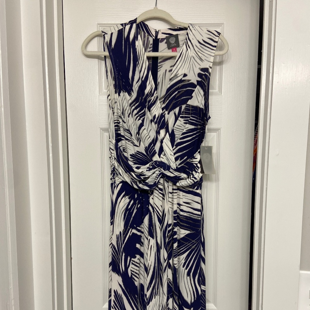 Brand NWT Vince Camuto faux wrap maxi dress